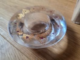 Tee Licht Kerzenständer Glas mit Herz