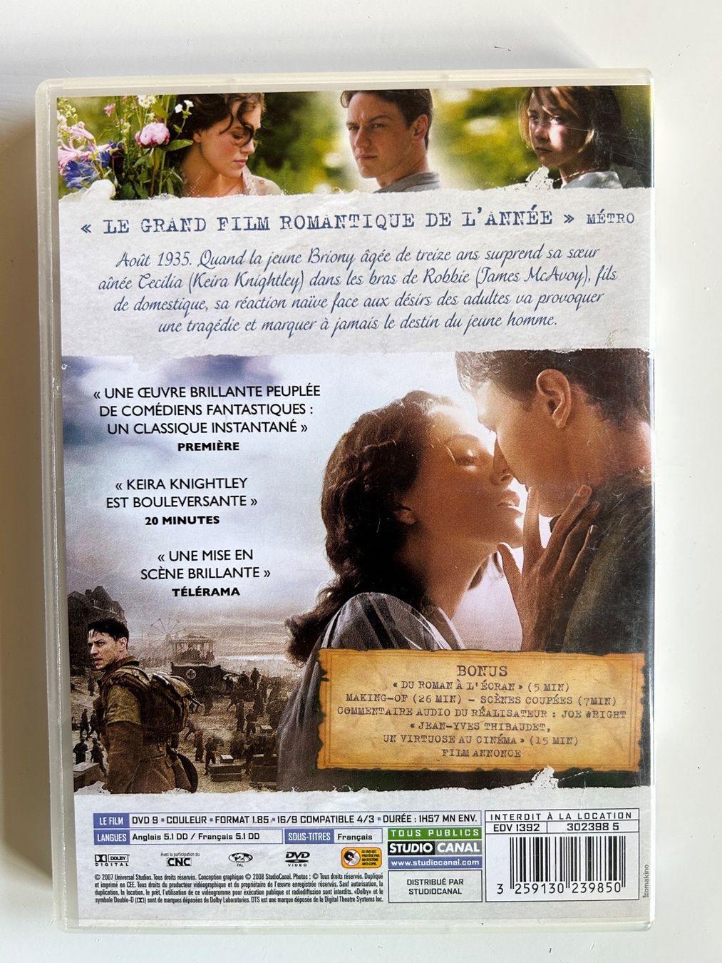 Tutti i DVDs: REVIENS-MOI – Usato da St-Cierges venduto da Crisi53 1