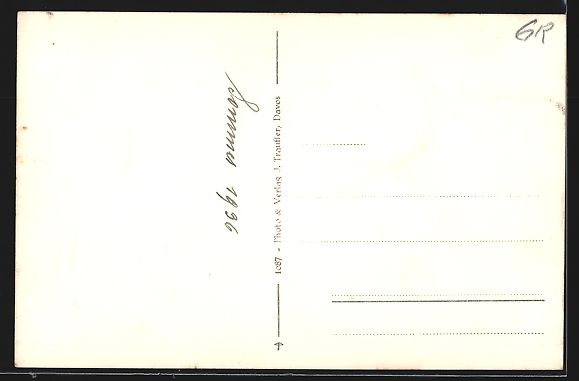 Cartoline postali: Filisur /Albulatal, Teilansicht mit Berg – Usato da Berlin venduto da bartko-reher 1