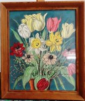 Heinrich Zollinger Blumenstrauss Mischtechnik 1951