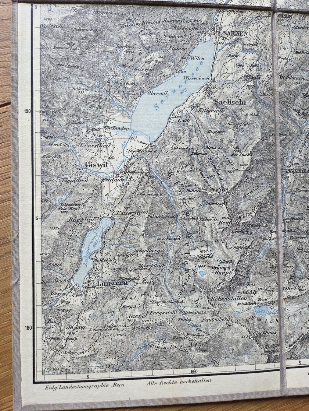Cartine & Atlanti: Zürich - Linthal - Brünig – Usato da Rickenbach Sulz venduto da Kodachrom 4