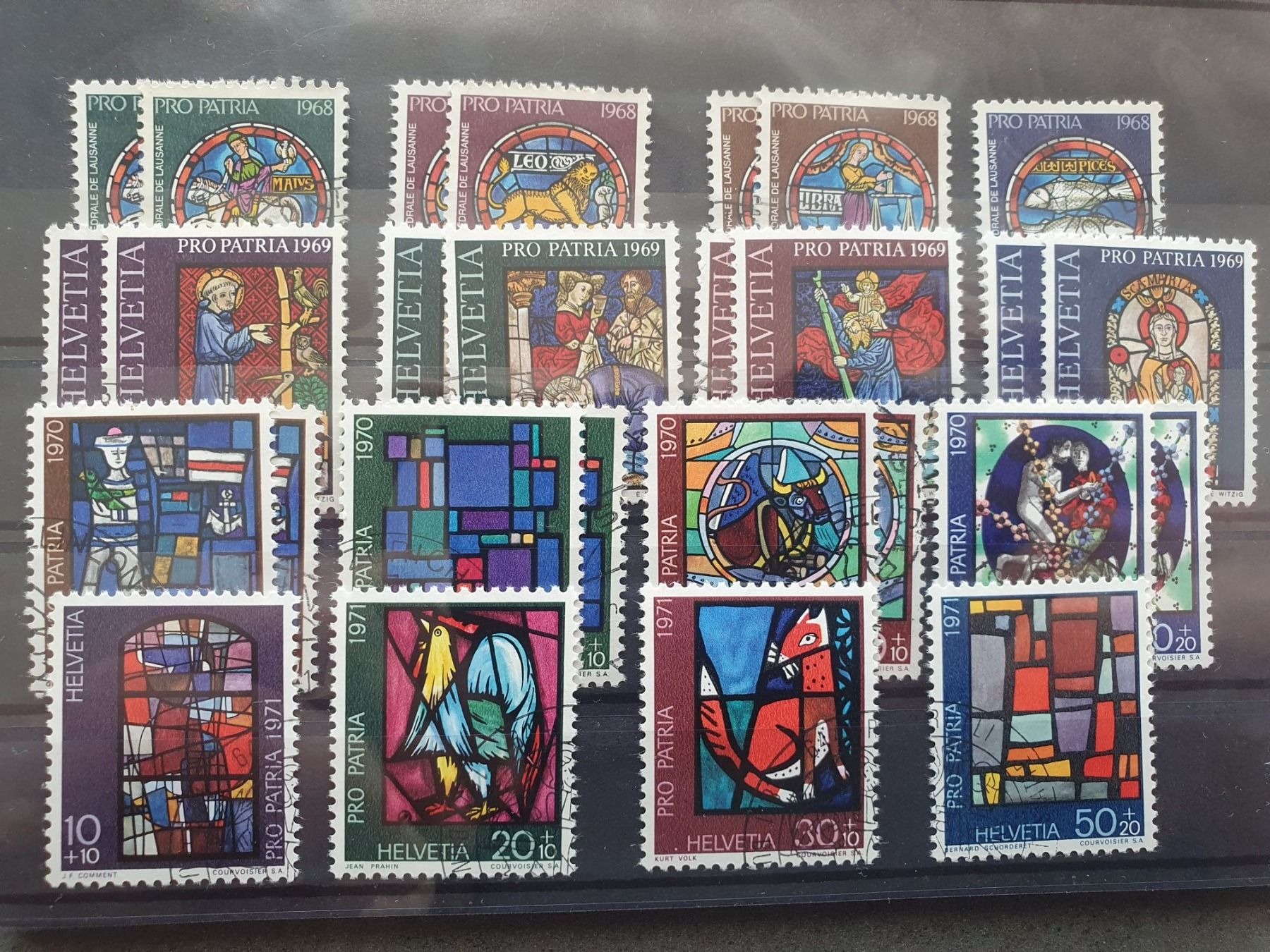 Tutti i francobolli: Pro Patria B138 - B153 – Usato da Balgach venduto da SIMEON27