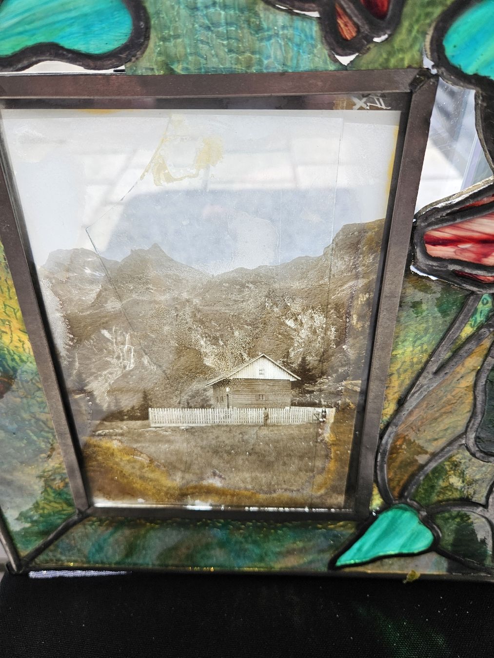 Foto & Immagini: Fensterbild Tiffany antik – Difettoso da Haslen GL venduto da Sandra40 2