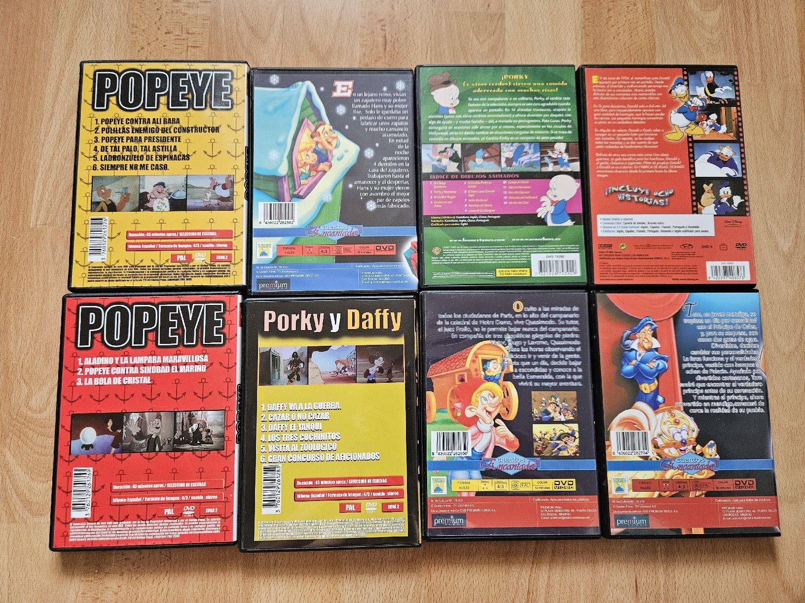 Tutti i DVDs: 8 DVD, Trickfilme auf Spanisch – Usato da Ebikon venduto da SecondChance_byM 1