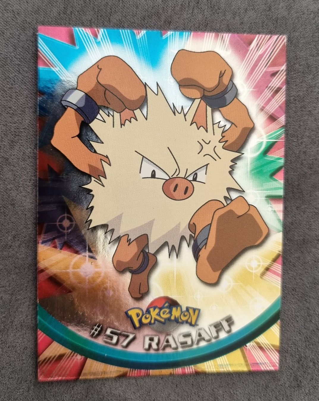 Pokémon Sammelbilder & Trading cards: Pokémon Topps Holo blau #57 Rasaff – Gebraucht aus Roggwil BE von S_Cards 2