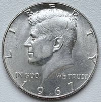 USA Half Dollar 1967 – John F. Kennedy, Silber