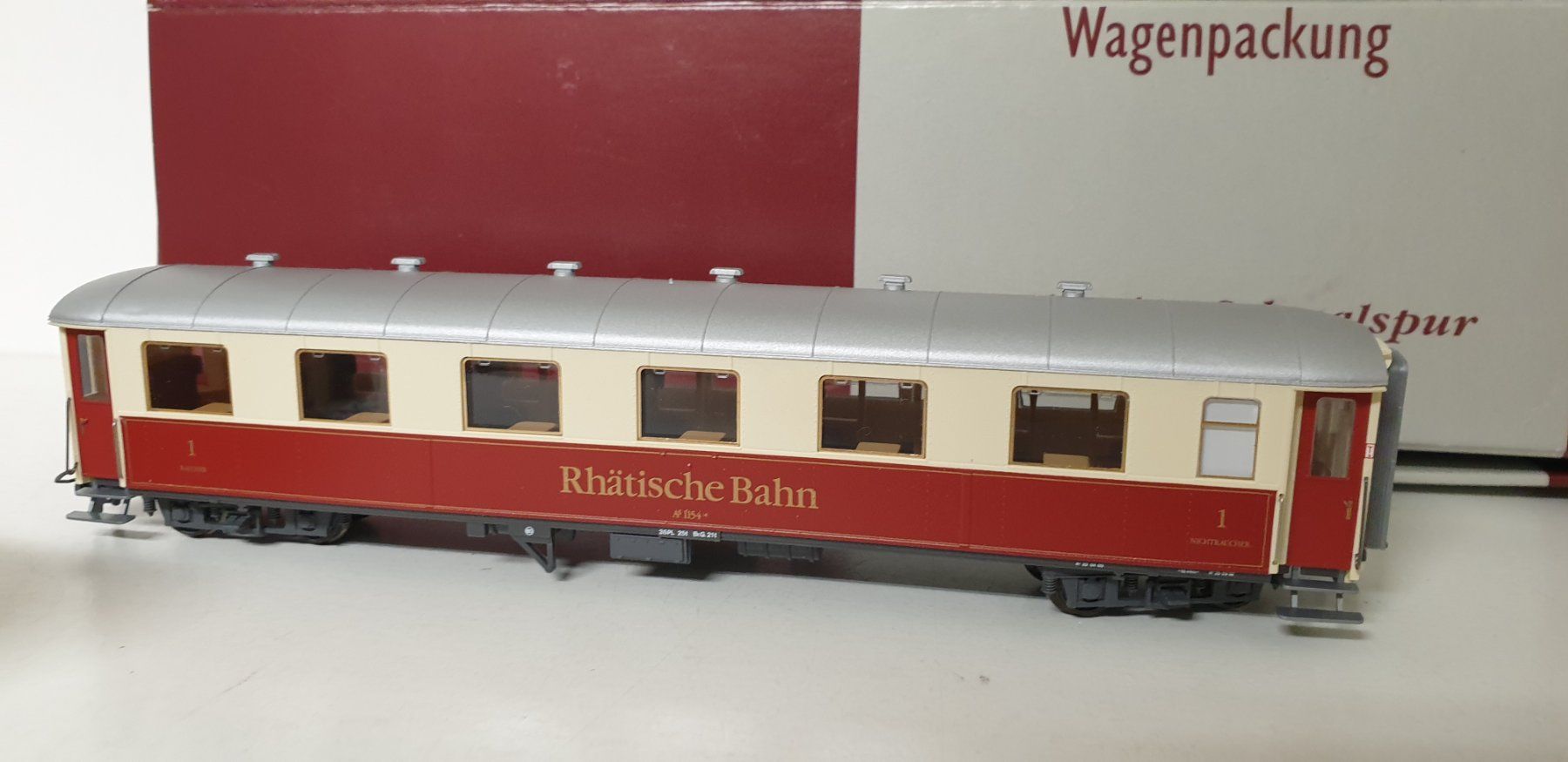 Bemo Trains électriques: Bemo RhB  Salonwagen Set 7255 125 – Neuf (Voir description) à Neuenhof par ludovicco 3