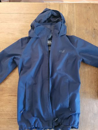 Jack Wolfskin Regenjacke blau Damen Grösse M 