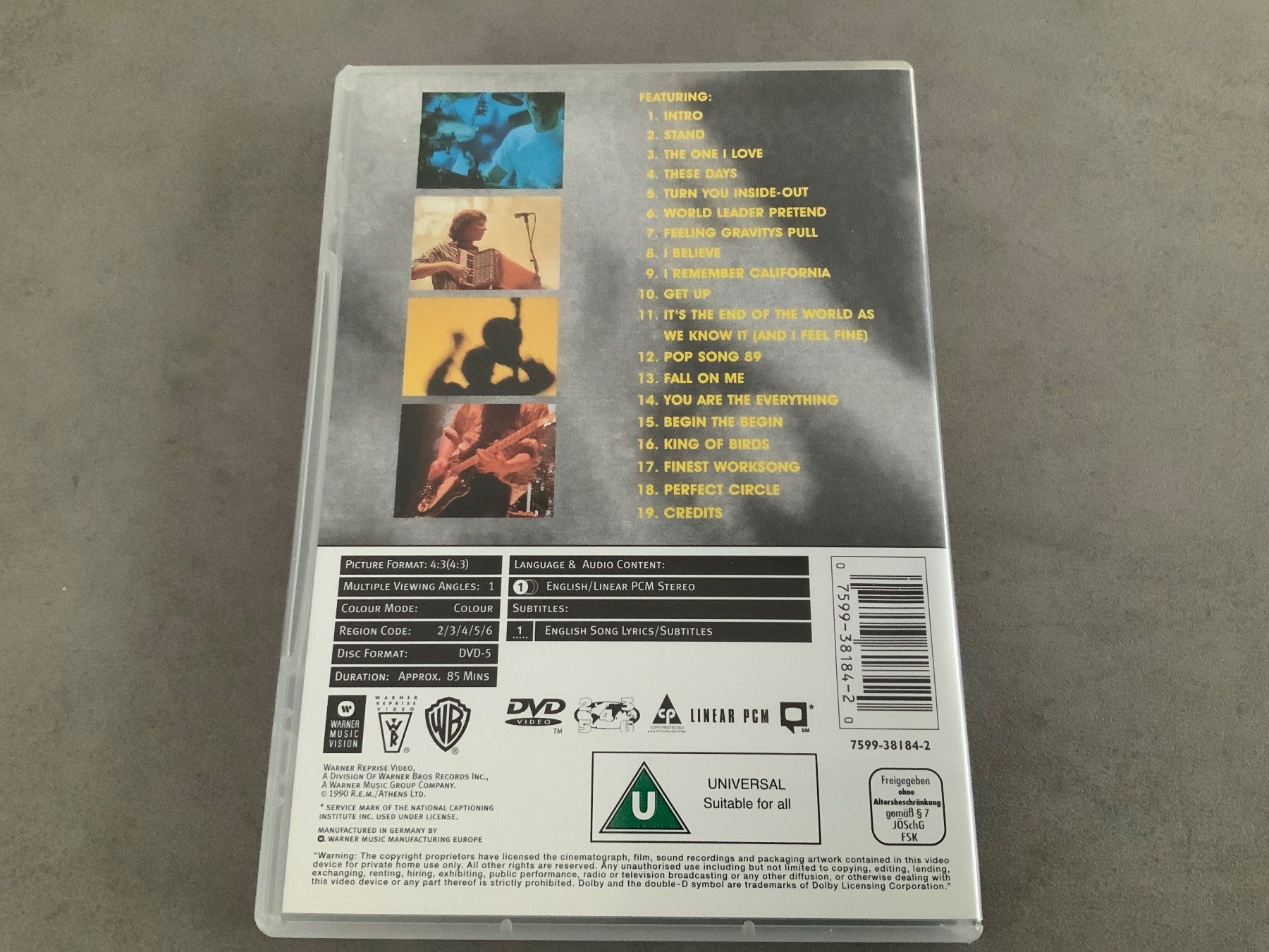 Alle DVDs: R.E.M. Tourfilm, DVD – Gebraucht aus Uster von Macita56 1