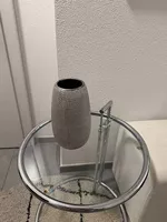 Elegante Vase mit silbrigem Mosaik