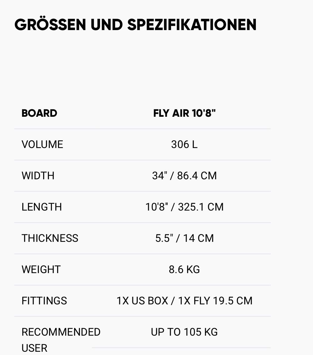 Tavole da surf e di nuoto: FANATIC SUP Pack Fly Air - Fly Air 10.8" – Usato da Horn venduto da shuyakra 3