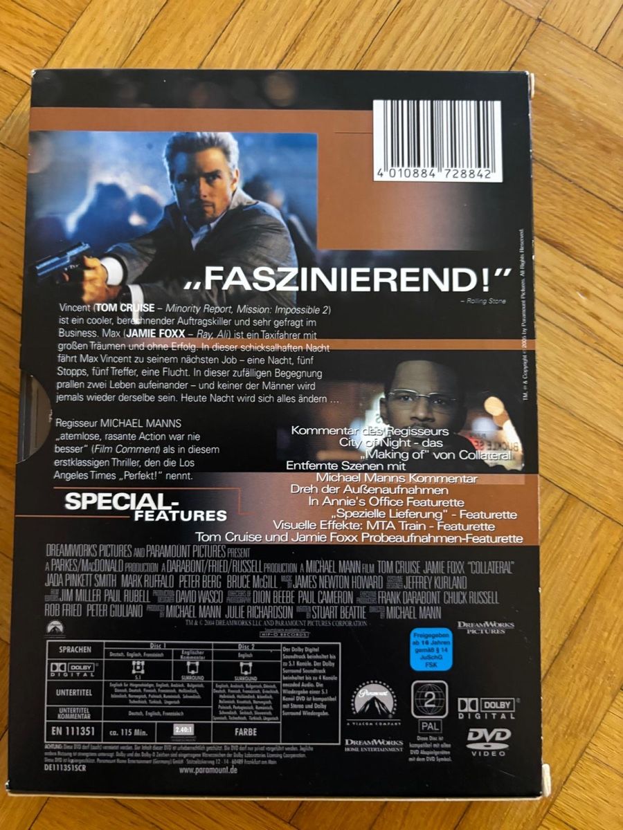 Tutti i DVDs: Collateral – Usato da Brunnen venduto da pel_vk7g 1