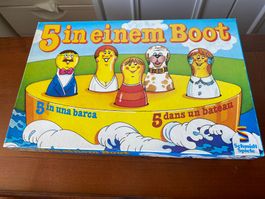 5 in einem Boot - Schmidt Spiele rar Vintage Komplett TOP