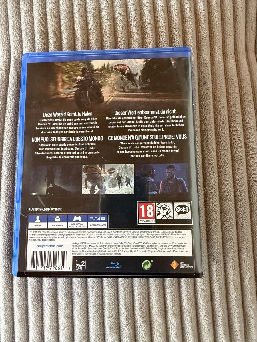 Sony Giochi: Days Gone PS4 – Usato da Recherswil venduto da luca_v 1