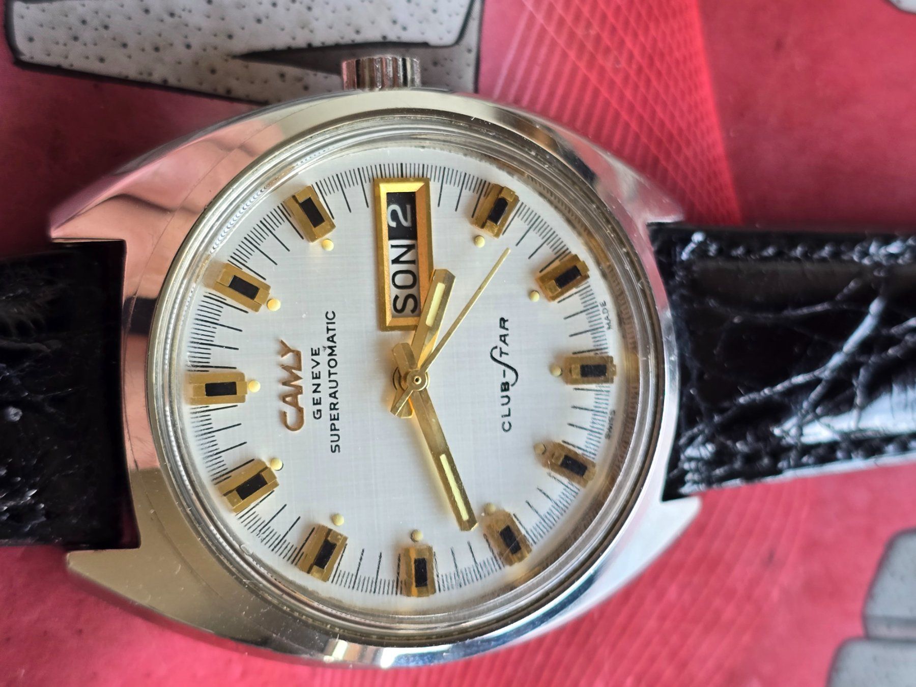 Uhren: 397 Camy Superautomatic Club-Star day date wunderschoen – Gebraucht aus Muri AG von Corredor 3