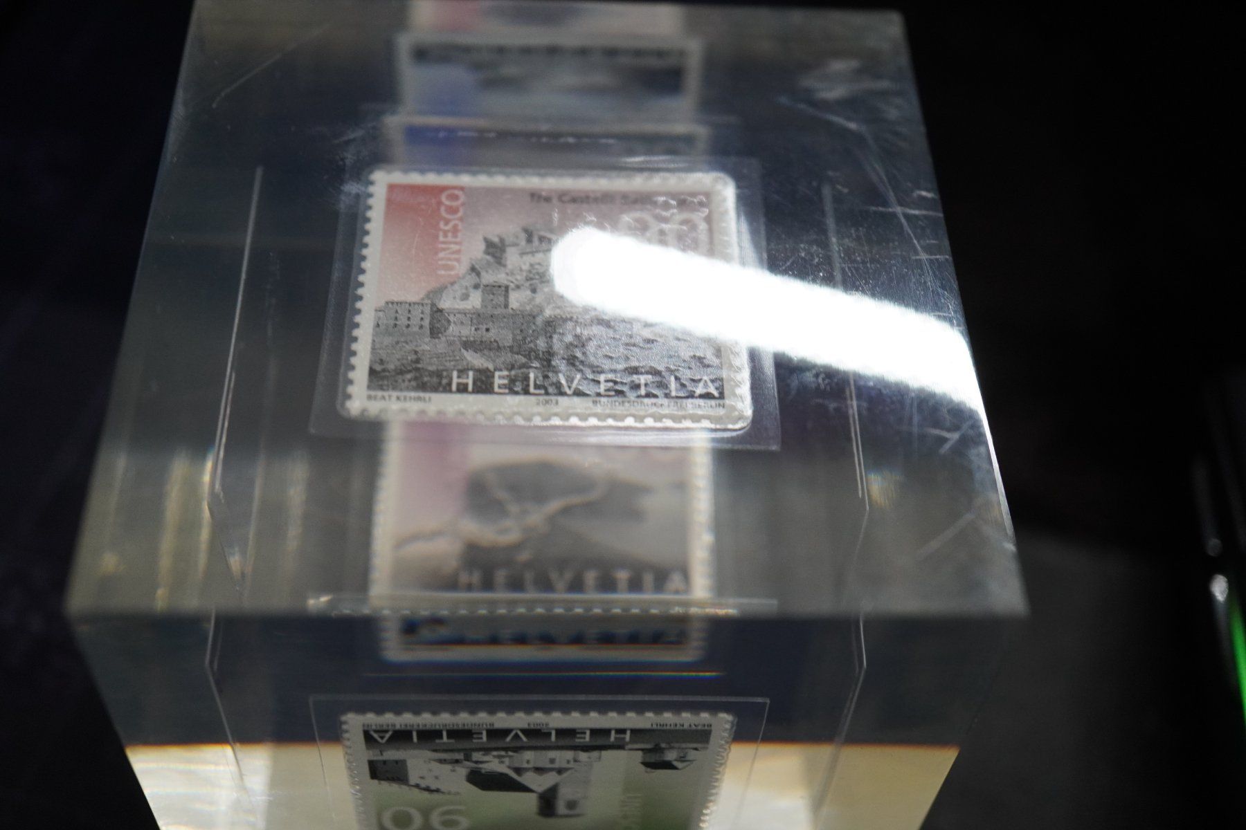 Tutti i francobolli: Briefmarken-Acrylblock – Usato da Eschenbach SG venduto da craniums 5