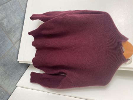 Emilio Sarto Pullover Merinowolle bordeaux Grösse S gebra...