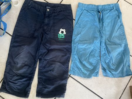 2 leichte migros Capri Shorts Gr.140, Sommerhosen