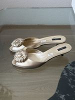 Bally Damen Sandalen, Gold, Grösse 40.5, neu!