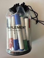 Markers in bag, assortment of colors, new