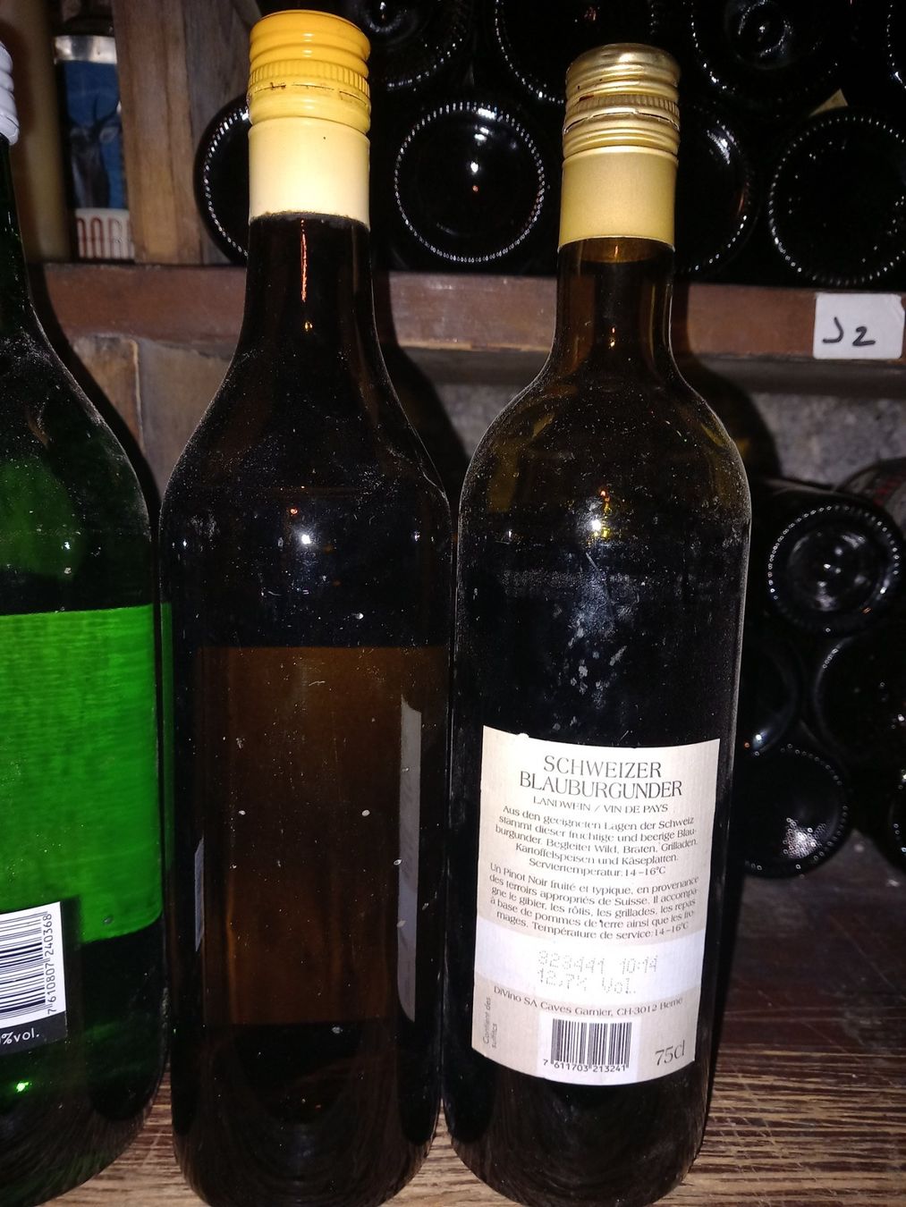 Wein: Lot de 4 bouteilles de vins dont 2 ouvertes – Gebraucht aus Le locle von juliensaran 6
