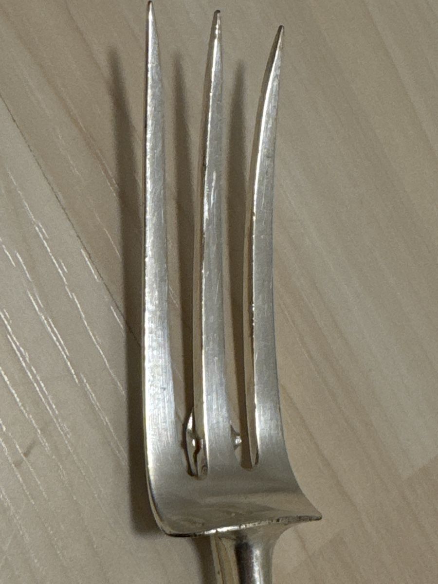 Forchette: Schöne Vintage Silber Fleischgabel / Tranchiergabel – Usato da Grenchen venduto da Lucy68 5