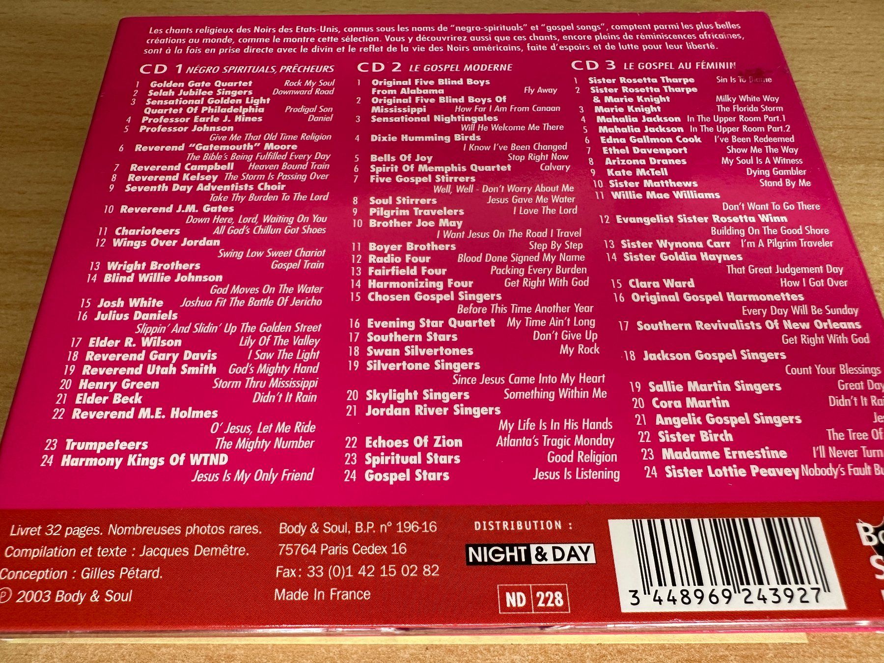 CDs: J0 Various – Le Gospel - 3 CD – Gebraucht aus Rikon im Tösstal von Alpenmutz 1