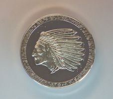 Gedenkmünze Indian Head Indianerkopf 1492 Silber 999