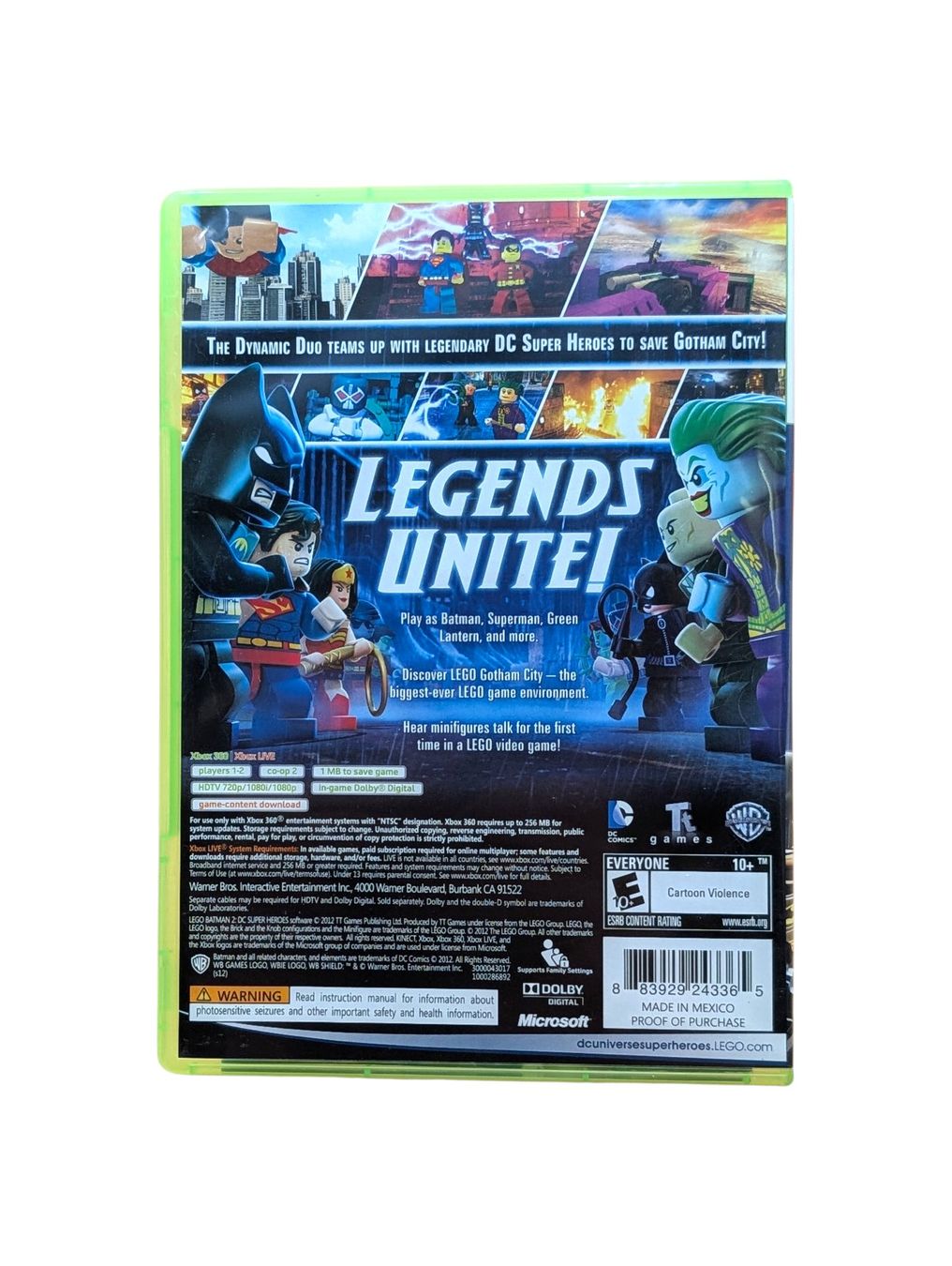Microsoft Giochi: LEGO Batman 2: DC Super Heroes Xbox 360 – Usato da Domat/Ems venduto da IsseldorsShop 1