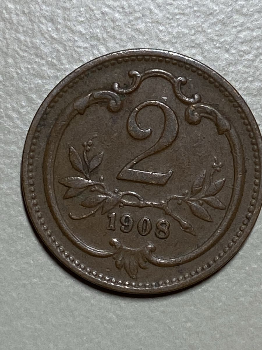 Tutti le monete: Autriche - 2 Heller - 1908 – Usato da Payerne venduto da Mike1682