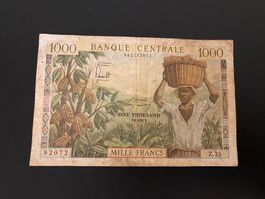 , Cameroon, 1000 Francs, 1962,