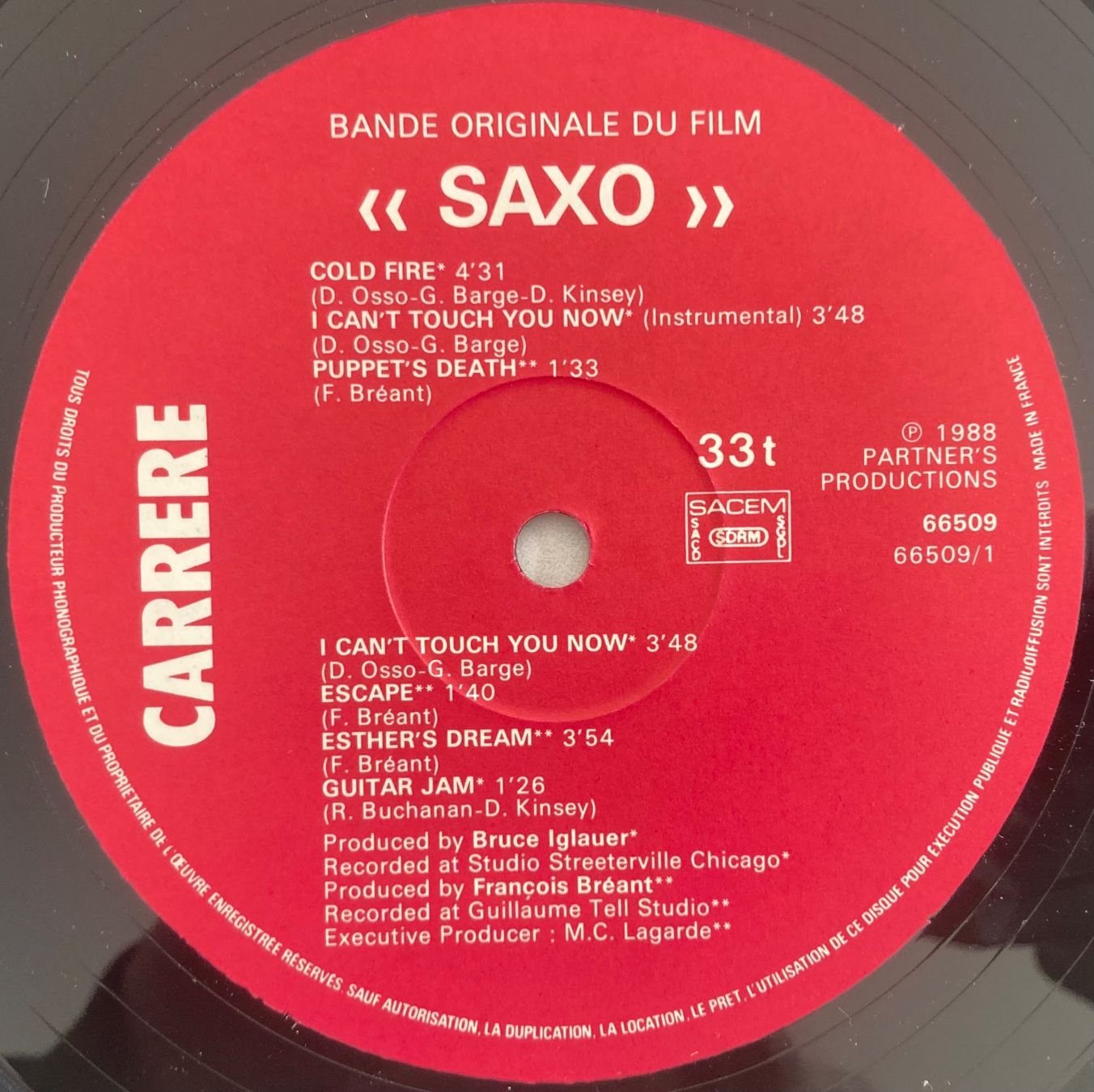Dischi in vinile: MUSIQUE DE FILM - SAXO – Usato da Poliez-Pittet venduto da Newtown-Records 2
