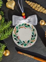Handbemalter Weihnachtsbaumschmuck, Weihnachtsbaum Anhänger