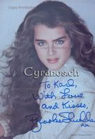 Brooke Shields (1965) Schauspielerin - Autogramm