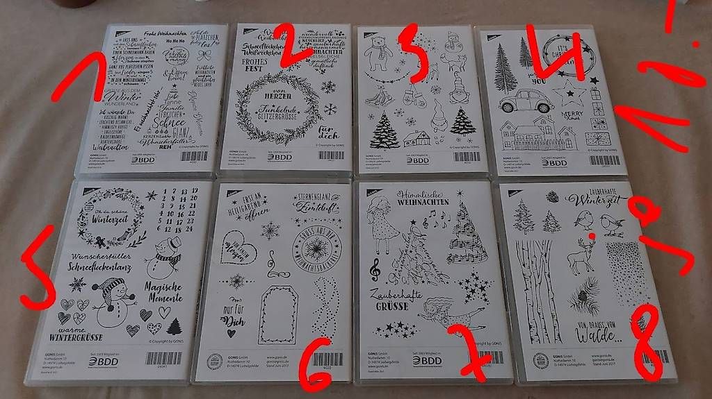 Stempel: Stempelset "Weihnachten" – Gebraucht aus Adliswil von Hembi