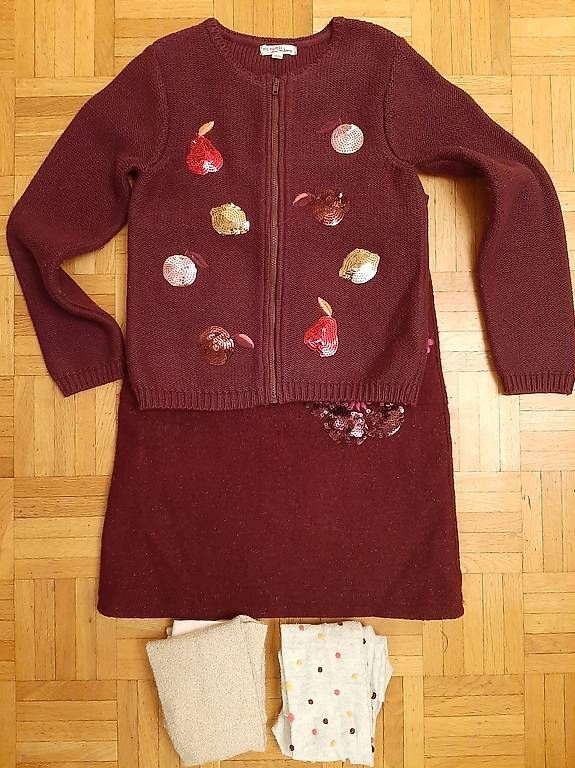 Du Pareil au Même Vestiti & Gonne: Robe d'hiver dpam taille 128cm – Usato da Lausanne venduto da ftrevaz 1