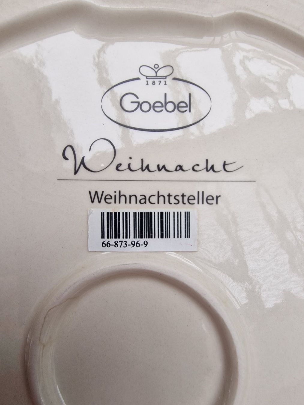 Globus Tutte le decorazioni: Goebel Adventskranz Teller 32.5cm – Usato da Oberglatt ZH venduto da Alischa1 3