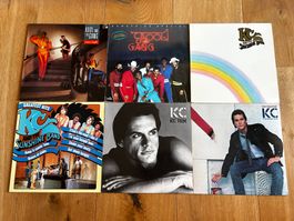 LP Vinyl KC & Sunshine Band & Kool & The Gang, 6 LPs