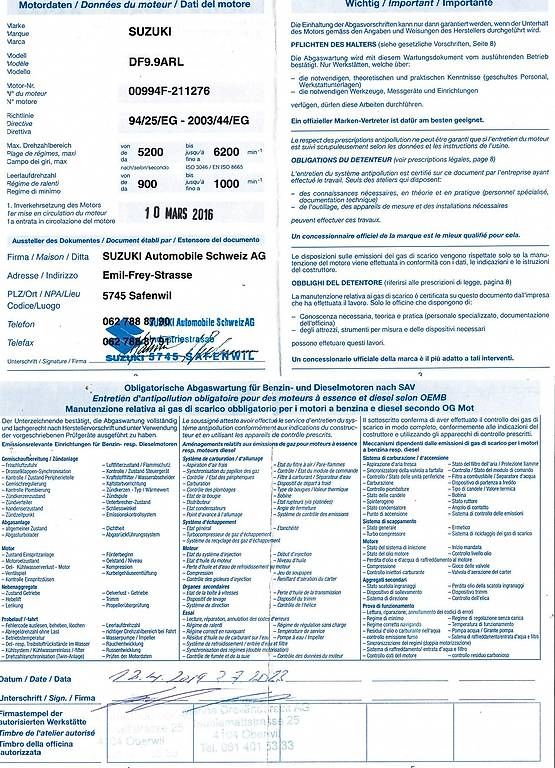 Suzuki Motori: Aussenborder Suzuki 9.9 ARL – Usato da Jens venduto da Swebfoto 4
