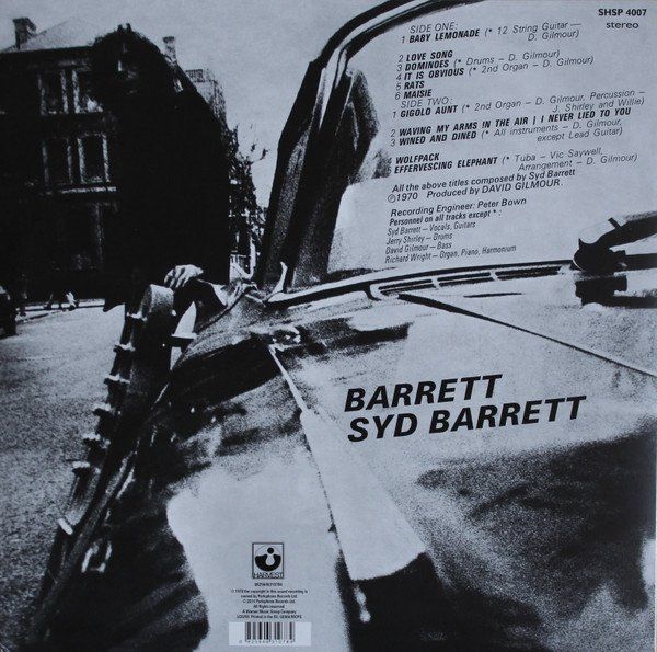 Schallplatten: Syd Barrett – Barrett – Neu und originalverpackt aus Brittnau von Zibu 1
