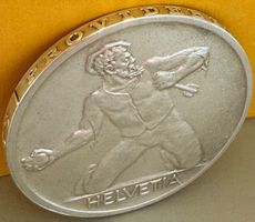 5 Francs 1944 St Jakob Argent Silber