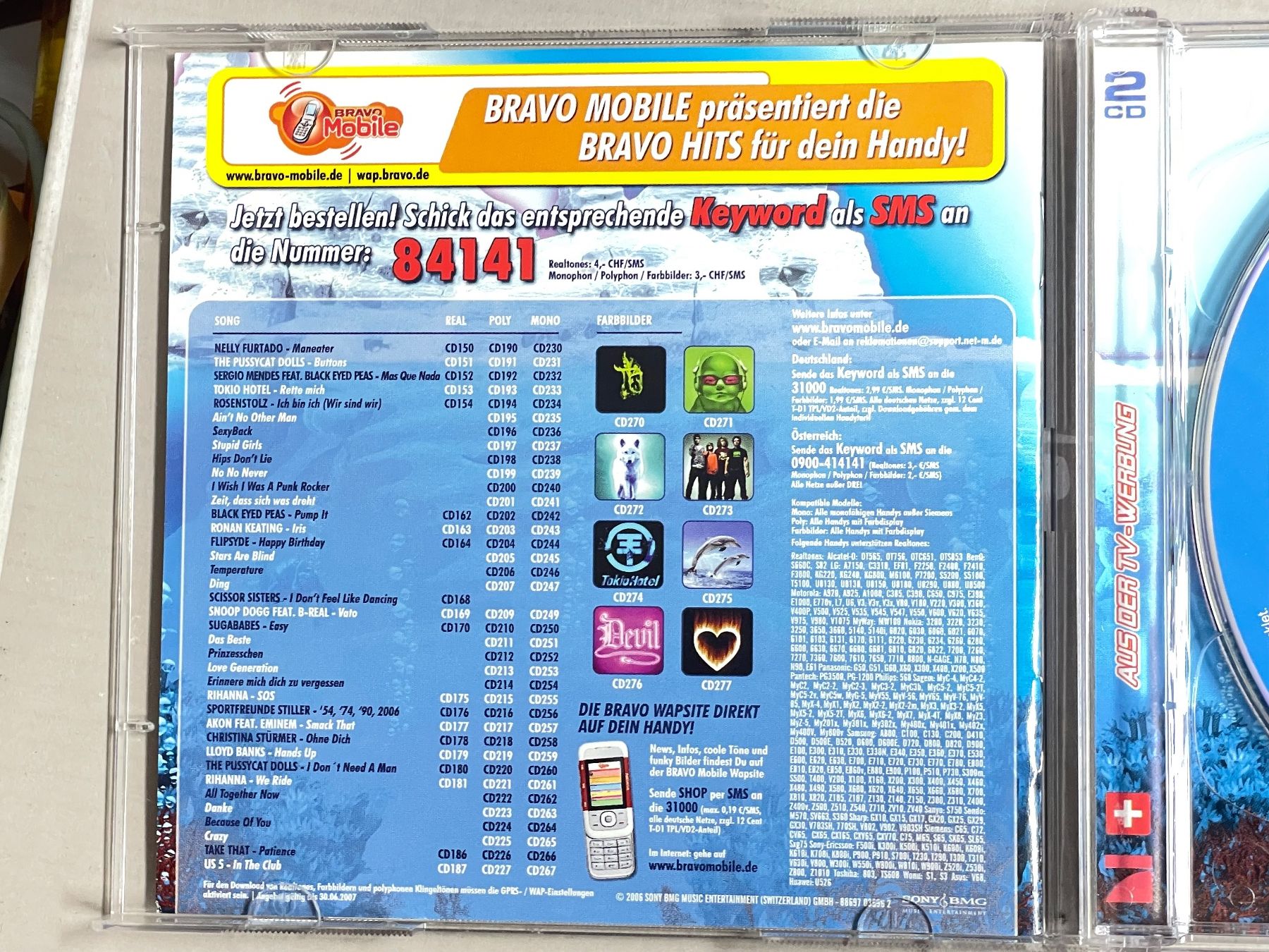 CD: Bravo Hits The Hits 2006 – Usato da Muri b. Bern venduto da AdidasCollector 2