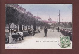GENEVE - Quai des Eaux-Vives - 1904