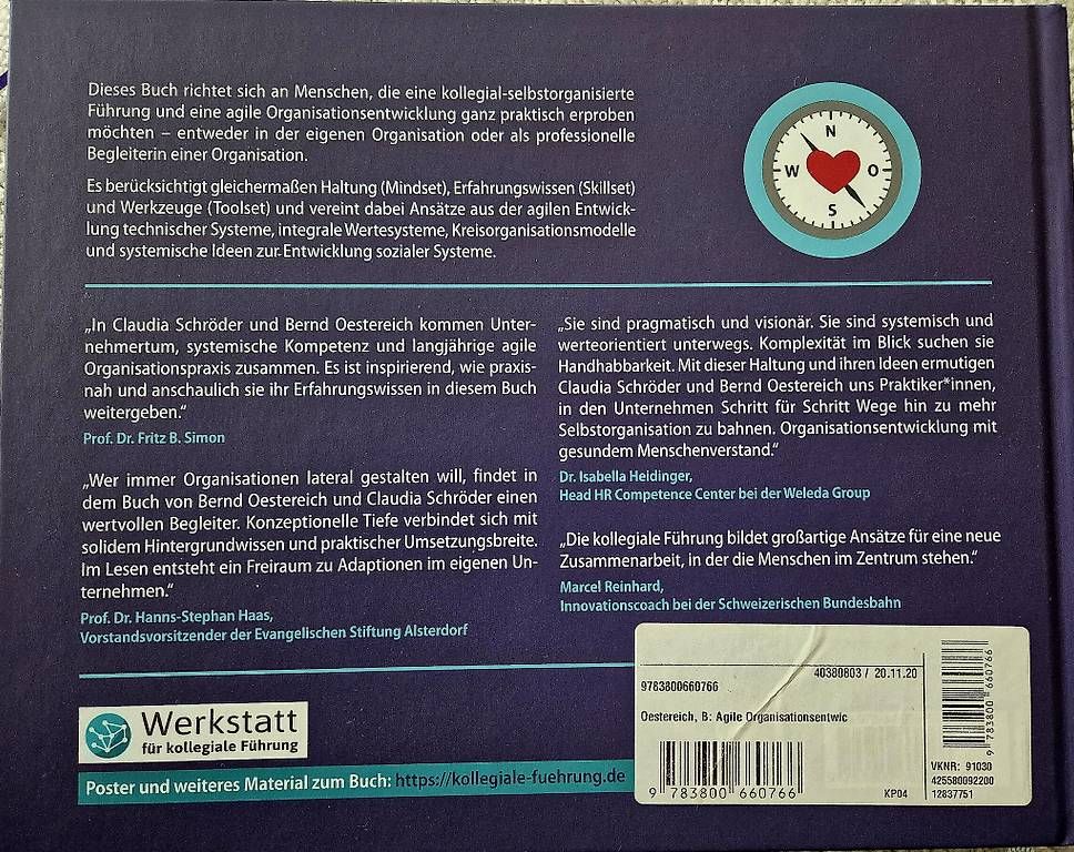 Libri: Buch: Agile Organisationsentwicklung Vahlen Verlag – Usato da Wetzikon ZH venduto da Juergen_B 1