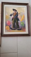 Öl Bild auf Leinwand Clown 