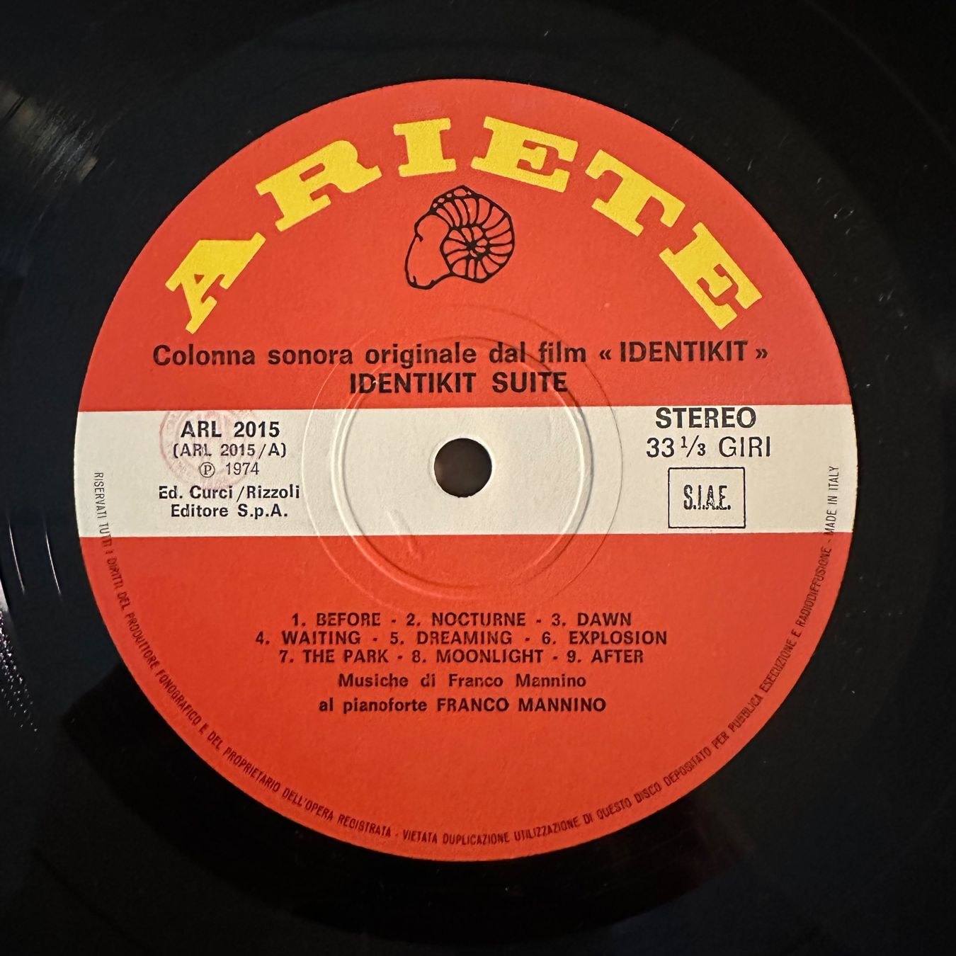 Dischi in vinile: Franco Mannino, Sergio Montori - Identikit - LP – Usato da Caslano venduto da campo_santo 2