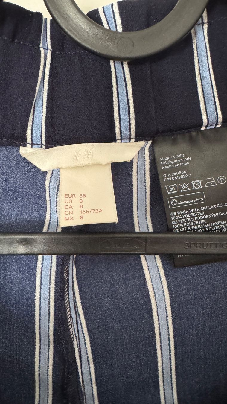 H&M Hosen: H&M Sommer Stoffhose, gestreift, Gr. 38 – Gebraucht aus Luzern von Ecila007 1