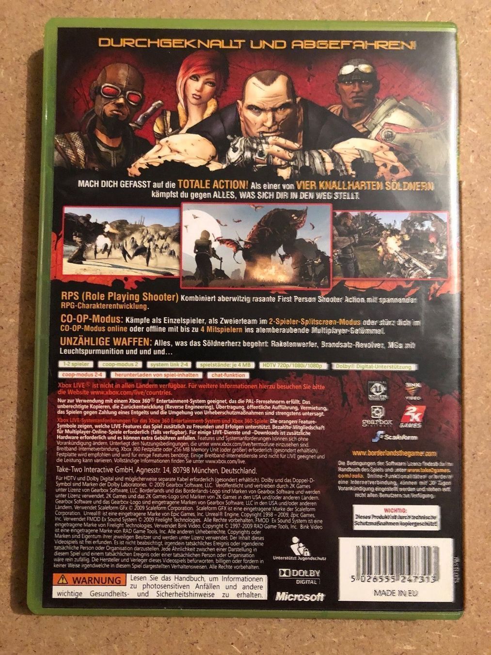 Giochi: Borderlands für Xbox 360 – Usato da Kestenholz venduto da Mad18 1