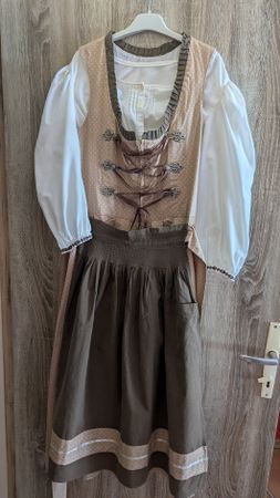 3-teiliges Dirndl-Kleid, individuell angefertigt
