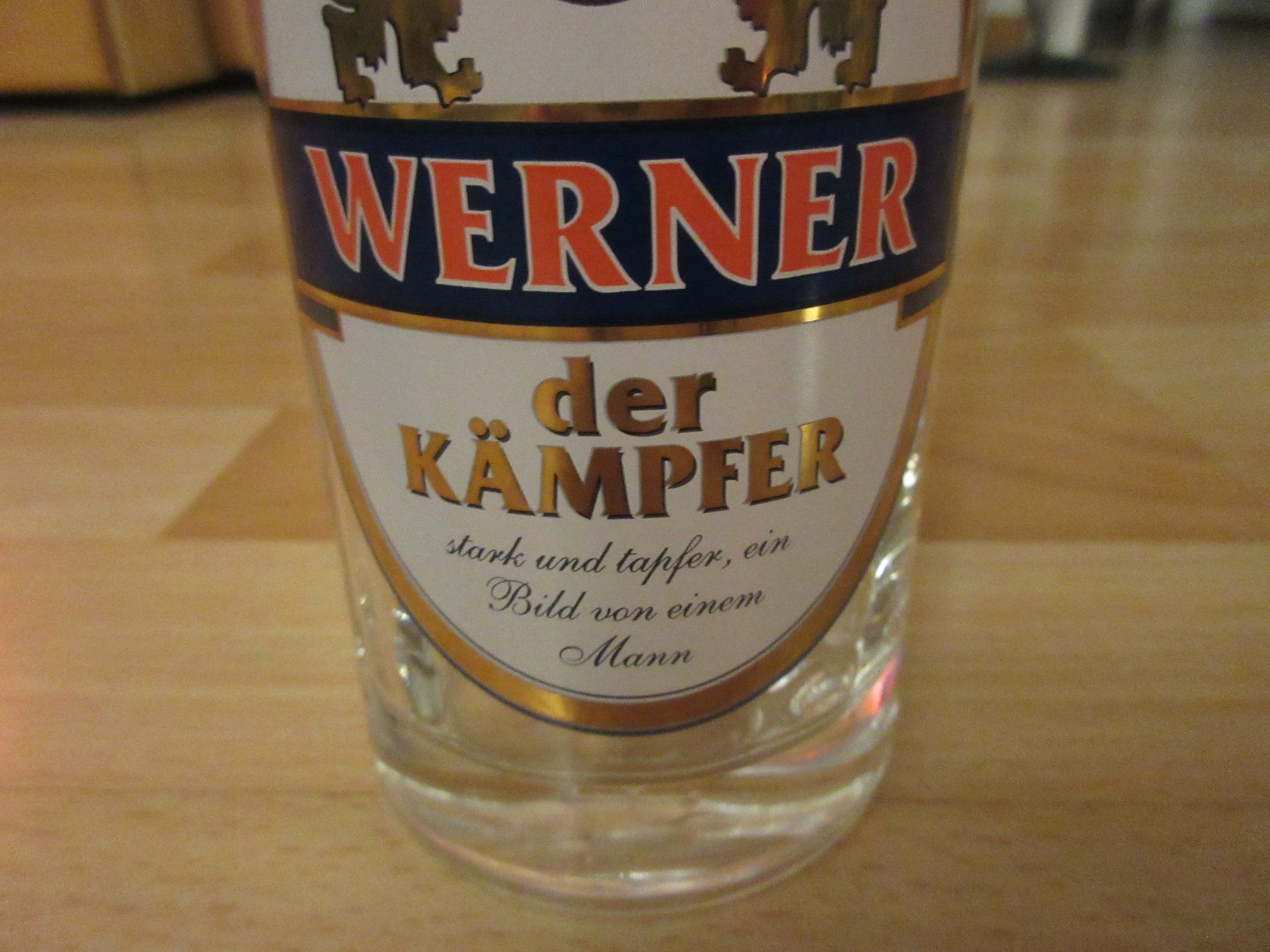 Verres: Bierglas mit Spruch – D'occasion à Kaisten par renault015 2